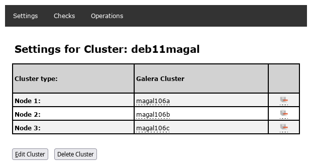 Add a new Cluster